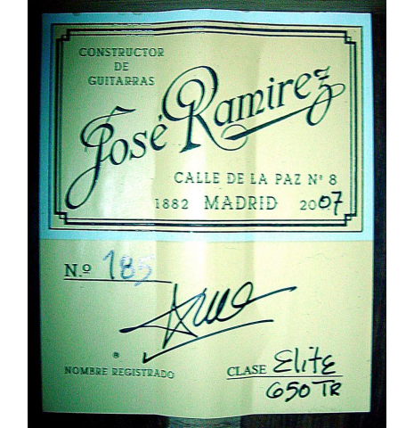 2007 Jose Ramirez "Elite" CD/CSAR