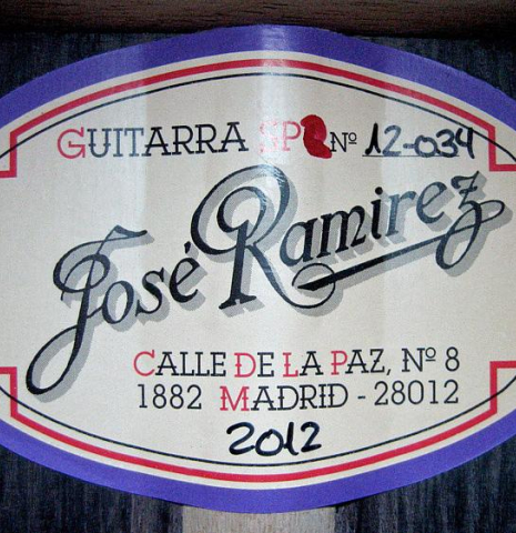 2012 Jose Ramirez "SP" SP/IN