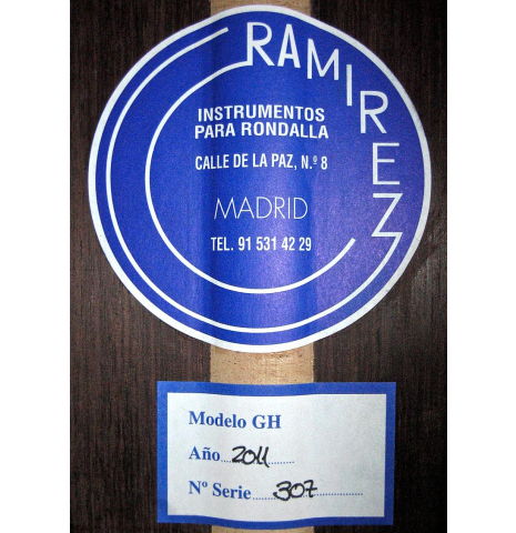 2011 Jose Ramirez "GH" SP/IN
