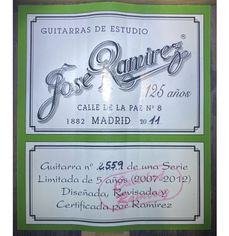 2011 Jose Ramirez "125 Anos" CD/IN
