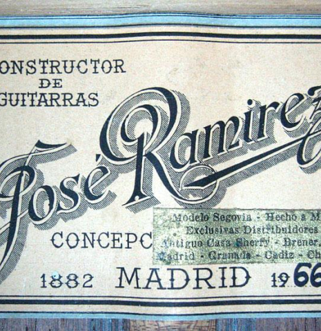 1966 Jose Ramirez "1a" CD/CSAR