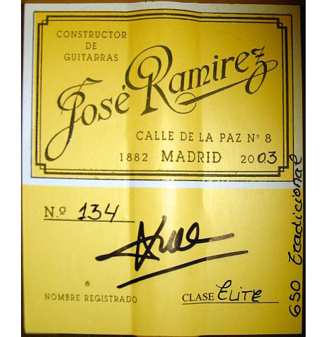 2003 Jose Ramirez "Elite" SP/CSAR
