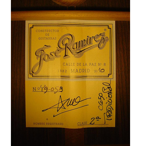 2010 Jose Ramirez "2a" CD/IN