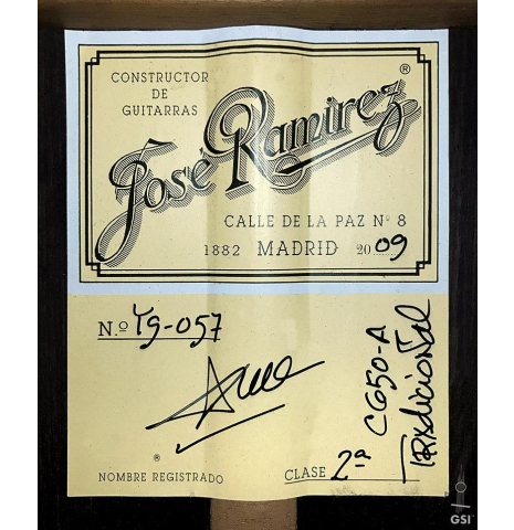 2009 Jose Ramirez "2a" SP/IN