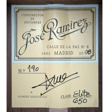 2008 Jose Ramirez "Elite" CD/CSAR