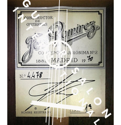 1970 Jose Ramirez 1a "AM" CD/CSAR