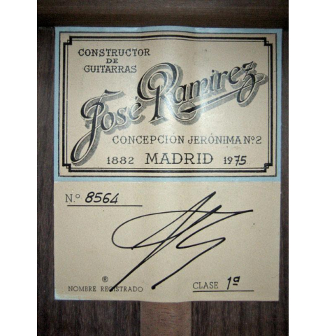 1975 Jose Ramirez "1a" CD/IN
