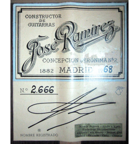 1968 Jose Ramirez "1a AM" CD/IN