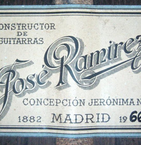 1966 Jose Ramirez "1a JG" CD/CSAR