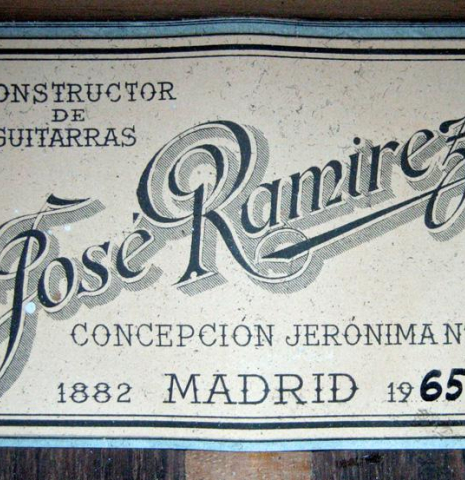 1965 Jose Ramirez "1a MM" SP/CSAR