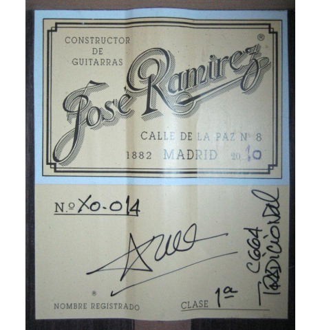 2010 Jose Ramirez "1a C664" CD/IN