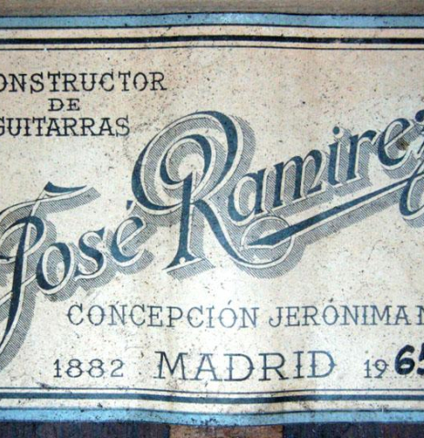 1965 Jose Ramirez "1a PC" CD/CSAR