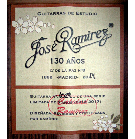 2014 Jose Ramirez "130 Anos" CD/IN