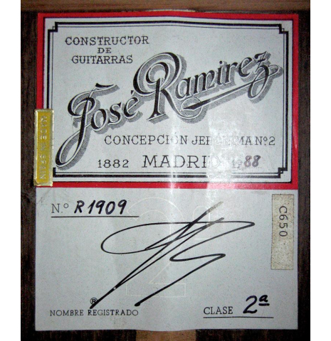 1988 Jose Ramirez "2a" CD/IN
