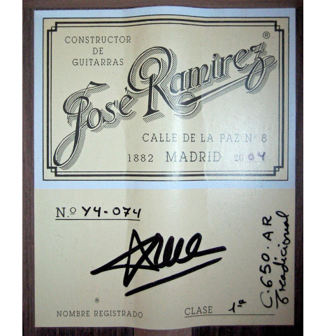 2004 Jose Ramirez "1a" SP/CSAR