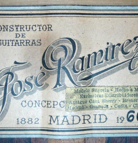 1966 Jose Ramirez "1a MT" CD/CSAR