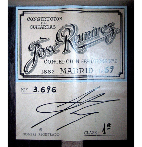 1969 Jose Ramirez "1a MT" SP/CSAR