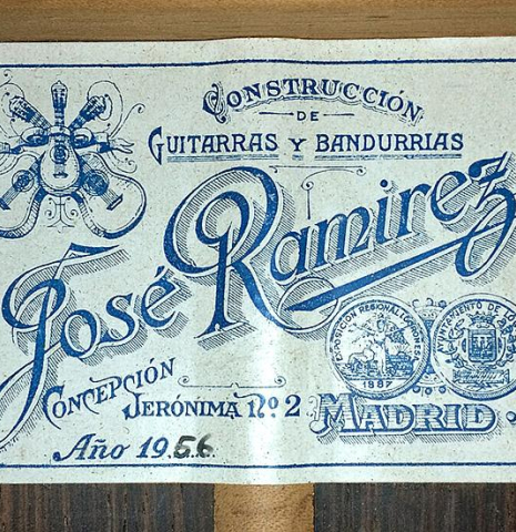1956 Jose Ramirez II SP/CSAR