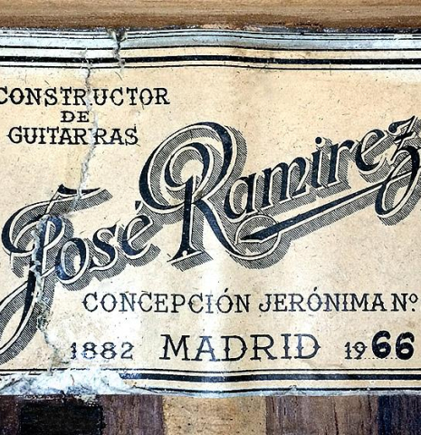 1966 Jose Ramirez "1a AM" CD/CSAR