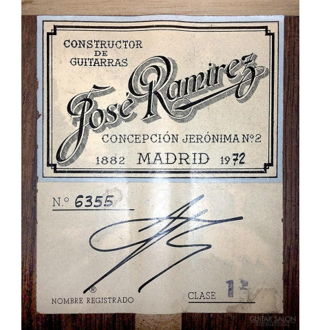 1972 Jose Ramirez "1a" CD/CSAR