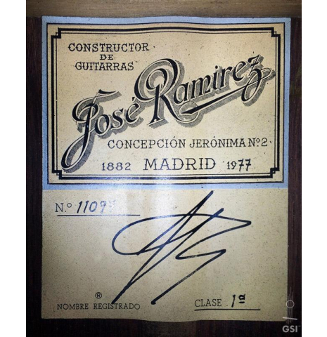 1977 Jose Ramirez "1a" CD/CSAR