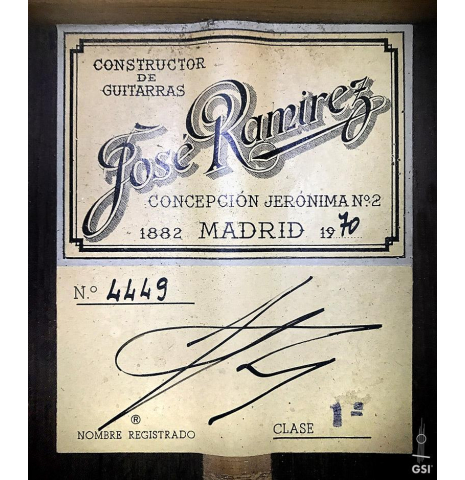 1970 Jose Ramirez "1a" CD/CSAR