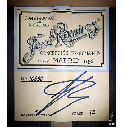1983 Jose Ramirez "1a" CD/IN