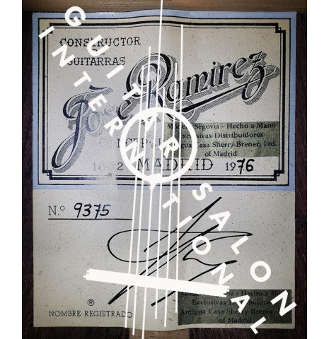 1976 Jose Ramirez "1a" CD/CSAR