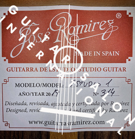 2019 Jose Ramirez "Estudio 1" CD/IN