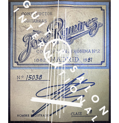 1981 Jose Ramirez "1a" CD/IN