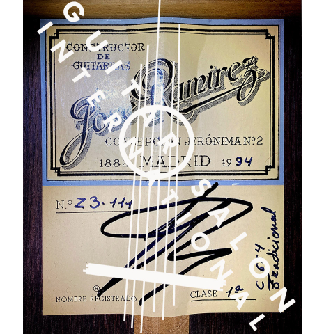 1994 Jose Ramirez "1a Tradicional" CD/IN
