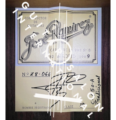 1999 Jose Ramirez "1a Tradicional" SP/IN