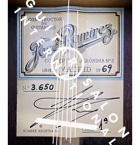 1969 Jose Ramirez &quot;1a MT&quot; CD/CSAR