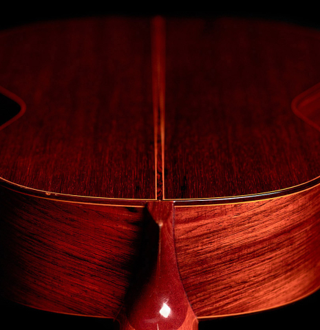 The back and sides of a 1973 Jose Ramirez &quot;1a&quot; classical guitar made with cedar and CSA rosewood