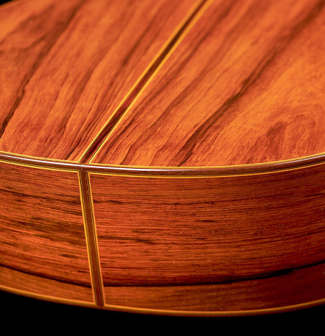 This is the back, sides and bindings of a Jose Ramirez &quot;1a&quot; classical guitar built in 2006. It has a cedar soundboard and CSA rosewood back and sides.