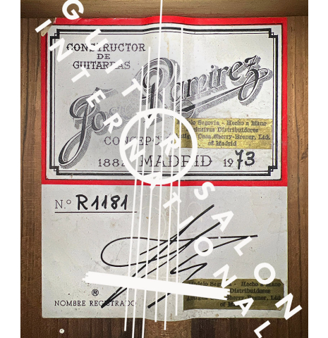 1973 Jose Ramirez "2a" CD/CSAR (ex Jorge Morel)