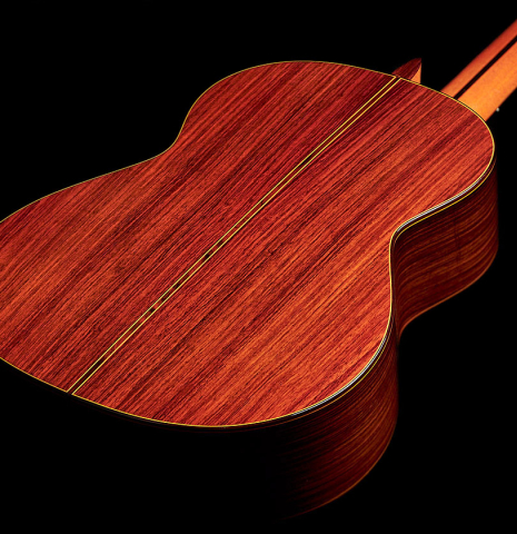 This is the back of a Jose Ramirez &quot;1a&quot; classical guitar built in 1978. It has a cedar soundboard and Indian rosewood back and sides.