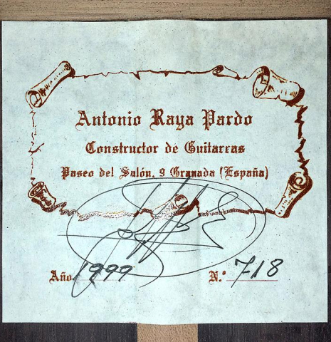 1999 Antonio Raya Pardo SP/CSAR