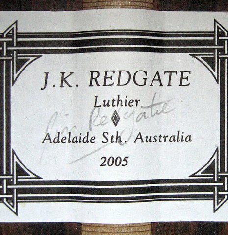 2005 Jim Redgate CD/CO
