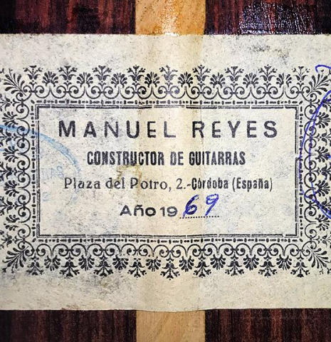 1969 Manuel Reyes SP/CSAR