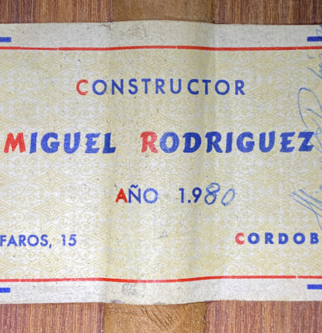 1980 Miguel Rodriguez CD/PR