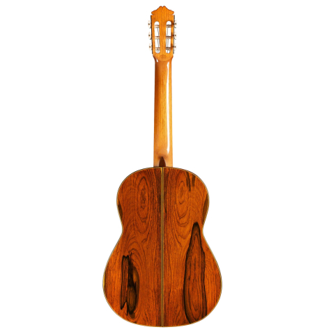 The back of a 1995 Miguel Rodriguez "Centenario" previously owned by Angel Romero.