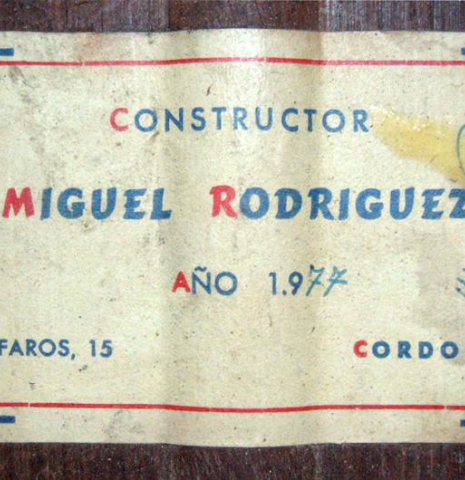 1977 Miguel Rodriguez CD/CSAR