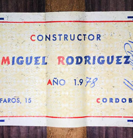 1978 Miguel Rodriguez CD/IN