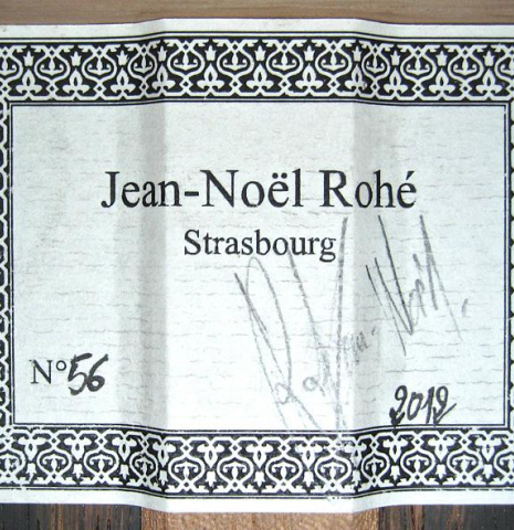 2012 Jean-Noel Rohe SP/CSAR
