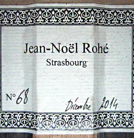 2014 Jean-Noel Rohe SP/CSAR