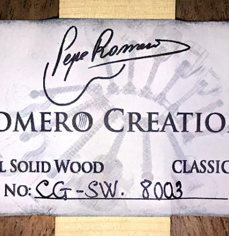 Romero Creations - Pepe Sr. Signature "Classical" SP/WN