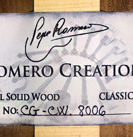 Romero Creations - Pepe Sr. Signature "Classical" CD/WN