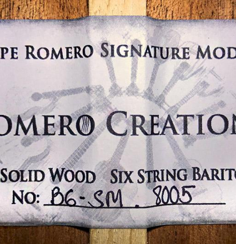 Romero Creations - Pepe Sr. Signature "Baritone" SP/MH