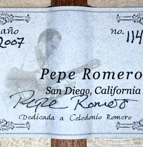 2007 Pepe Romero CD/MP